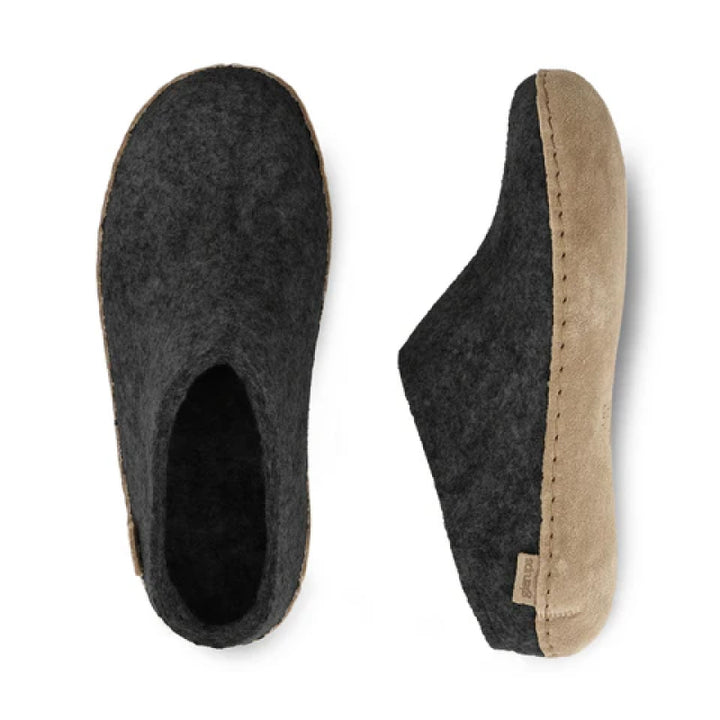 Glerups Slip-On - Leather - Charcoal