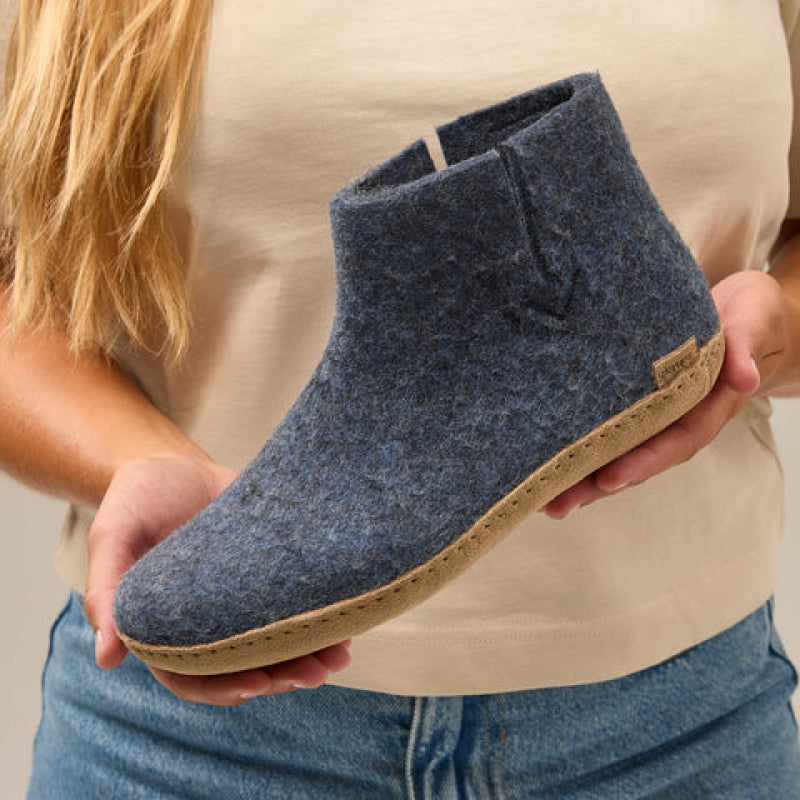 Botte Glerups - Cuir - Denim