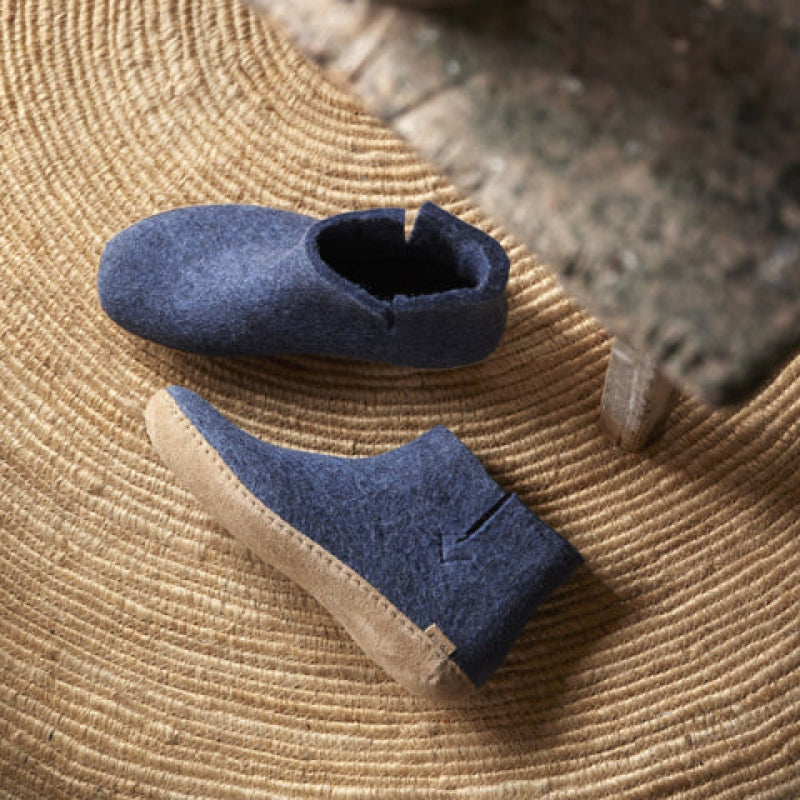 Botte Glerups - Cuir - Denim