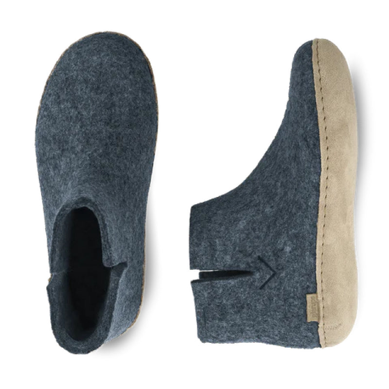 Botte Glerups - Cuir - Denim