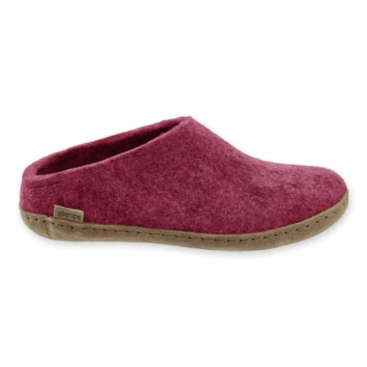 Glerups Slip-On - Cuir - Canneberge