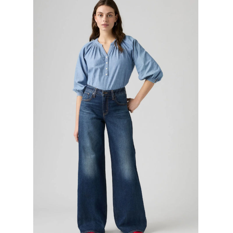 Levi's Women's Middy Wide Leg Jeans