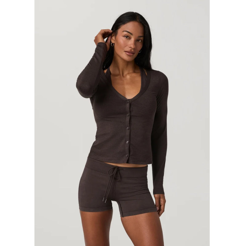 Gilet Vuori Halo à col en V et manches longues