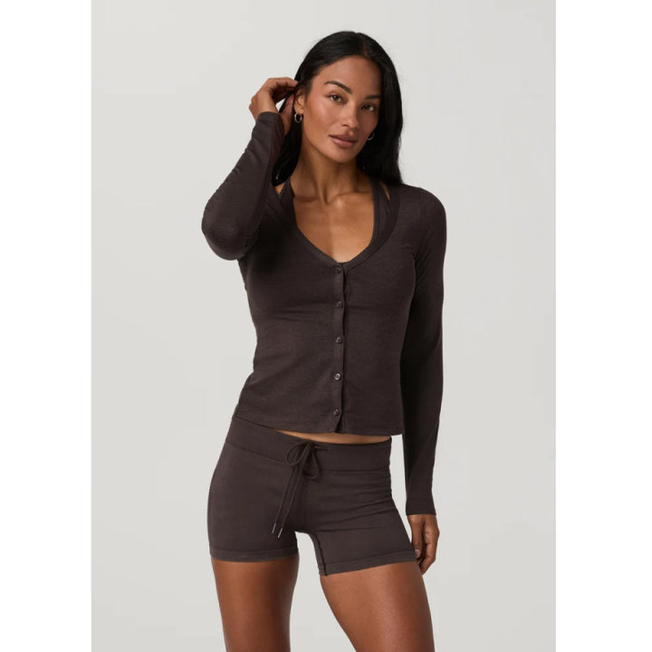 Gilet Vuori Halo à col en V et manches longues