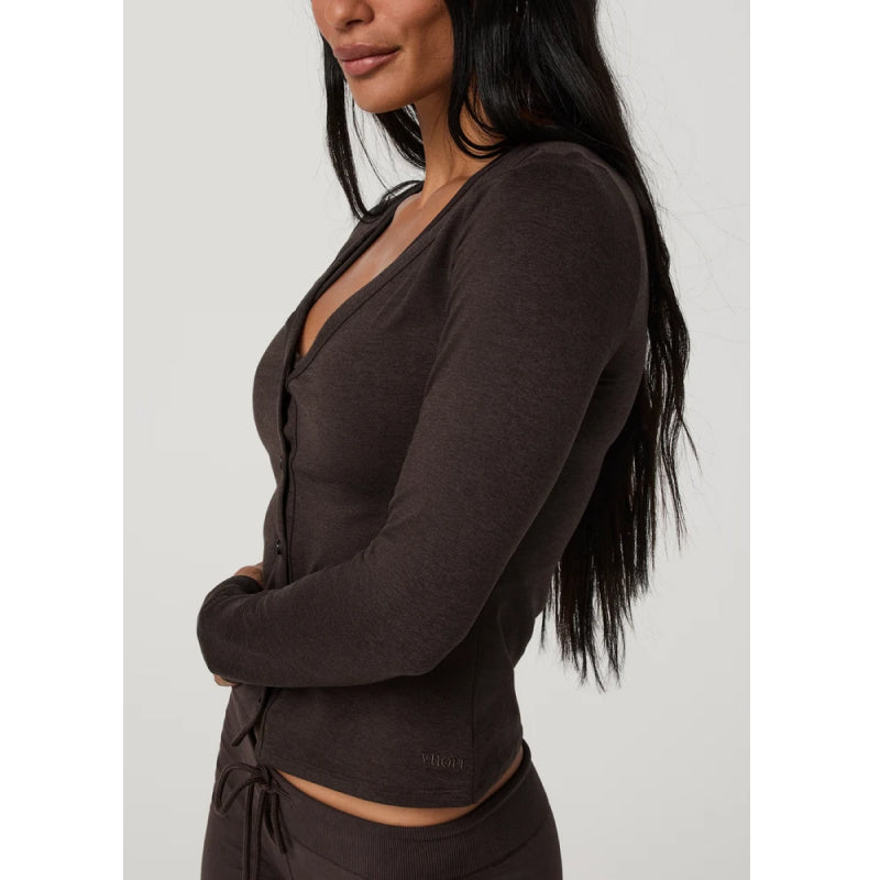 Gilet Vuori Halo à col en V et manches longues
