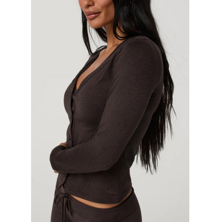 Gilet Vuori Halo à col en V et manches longues