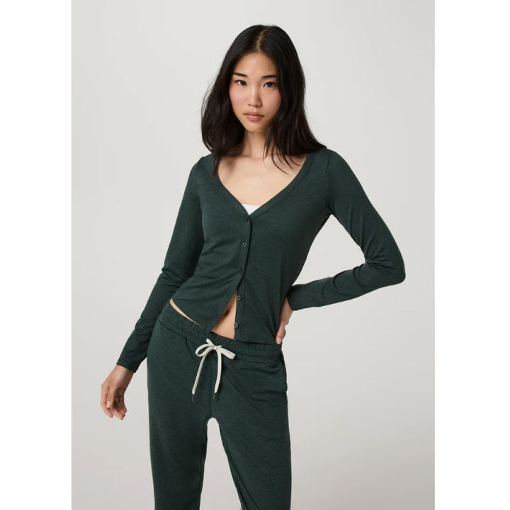 Gilet Vuori Halo à col en V et manches longues