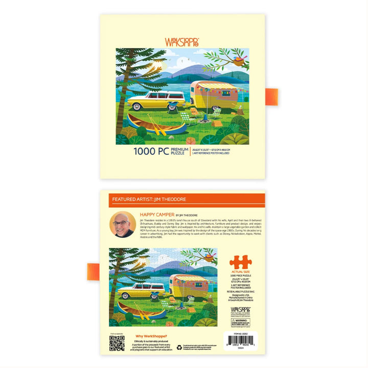 Werk Shoppe Happy Camper 1000 Piece Puzzle