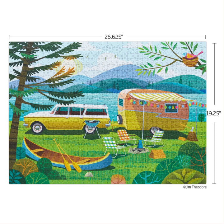 Werk Shoppe Happy Camper 1000 Piece Puzzle