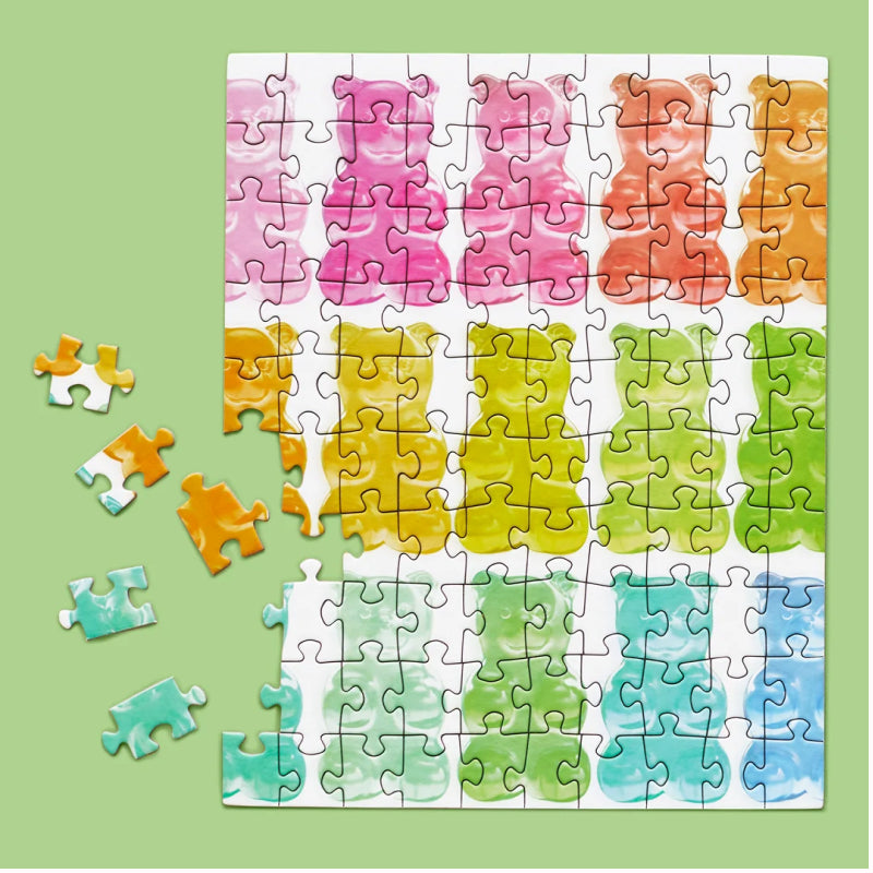 Werk Shoppe Gummy Bears 100 Piece Puzzle Snax
