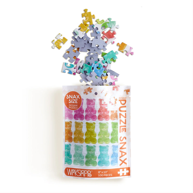 Werk Shoppe Gummy Bears 100 Piece Puzzle Snax