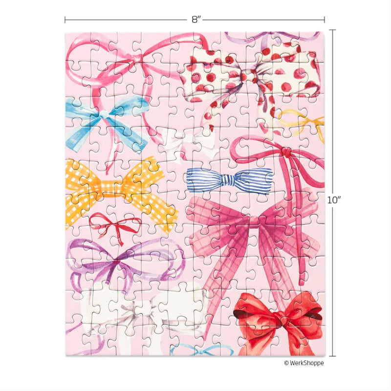 Werk Shoppe Ribbons & Bows 100 Piece Puzzle Snax