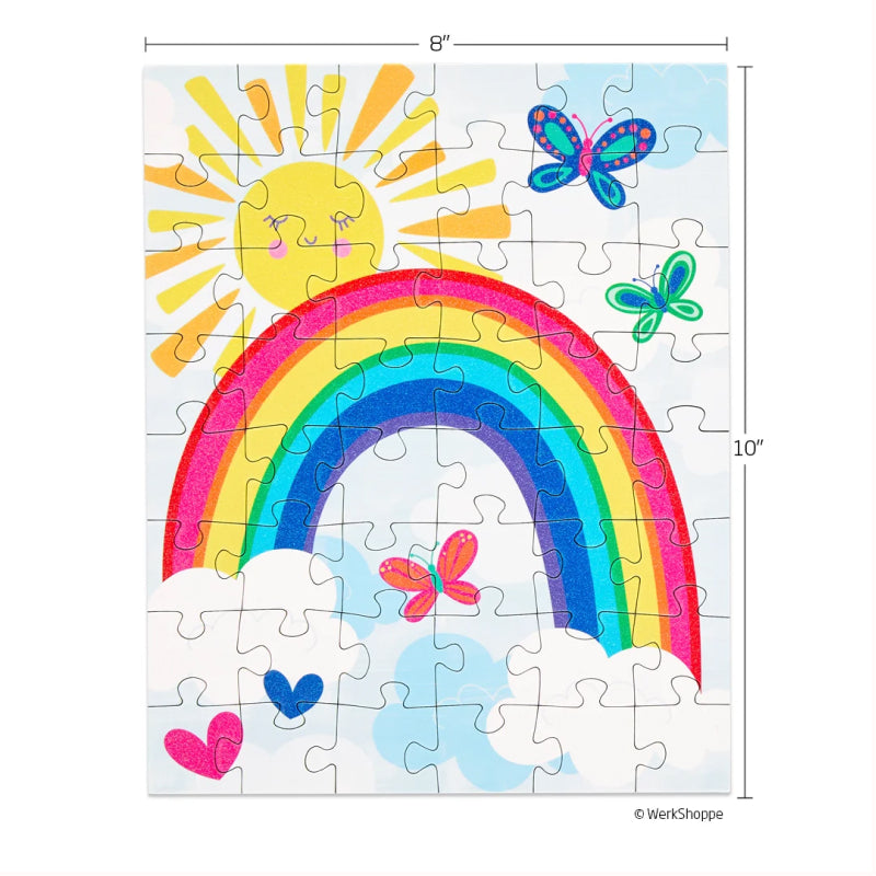 Werk Shoppe Sunny Rainbow 48 Piece Puzzle Snax