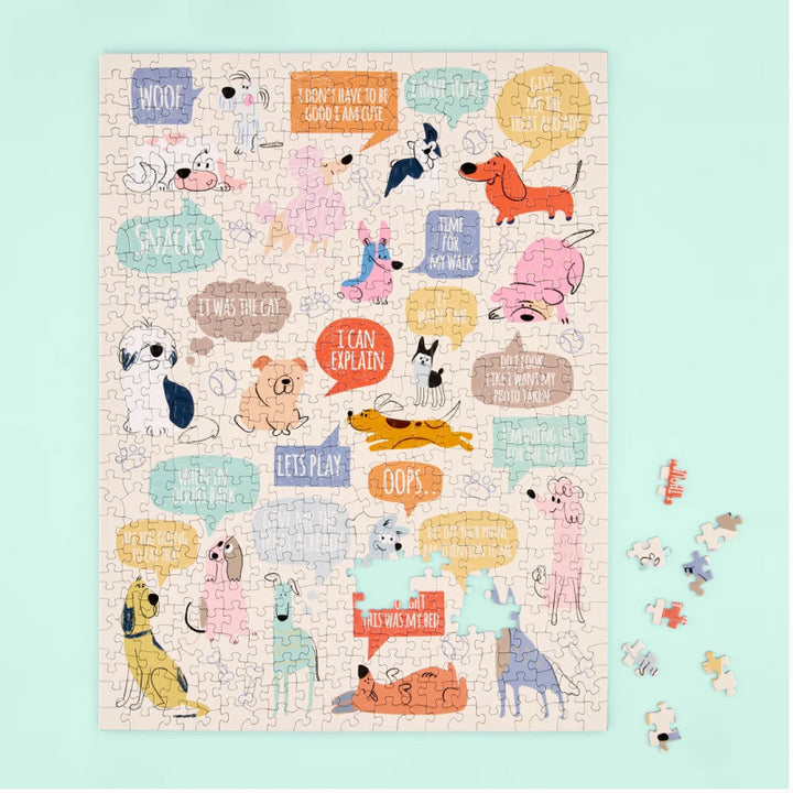Werk Shoppe If Dogs Could Talk 500 Piece Puzzle