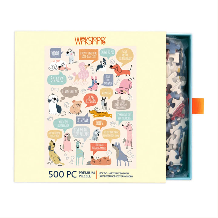 Werk Shoppe If Dogs Could Talk 500 Piece Puzzle