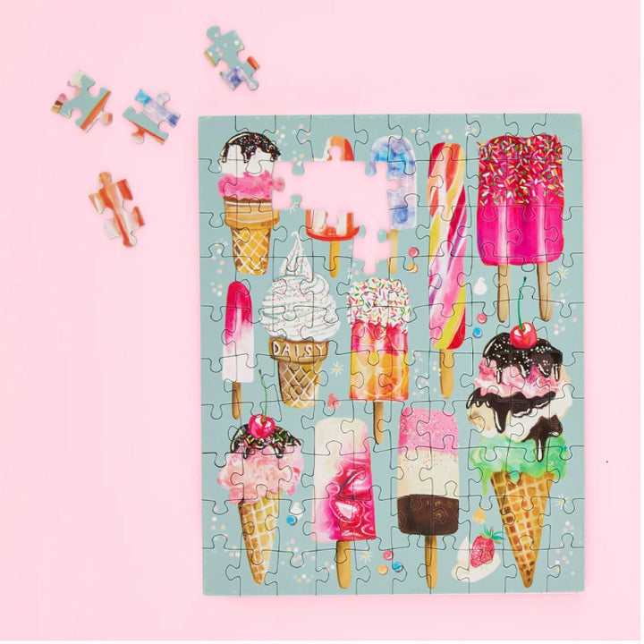 Werk Shoppe Ice Cream & Pops 100 Piece Puzzle Snax