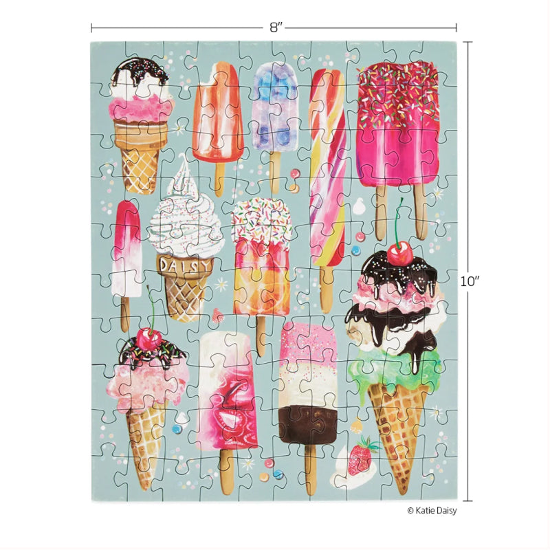 Werk Shoppe Ice Cream & Pops 100 Piece Puzzle Snax