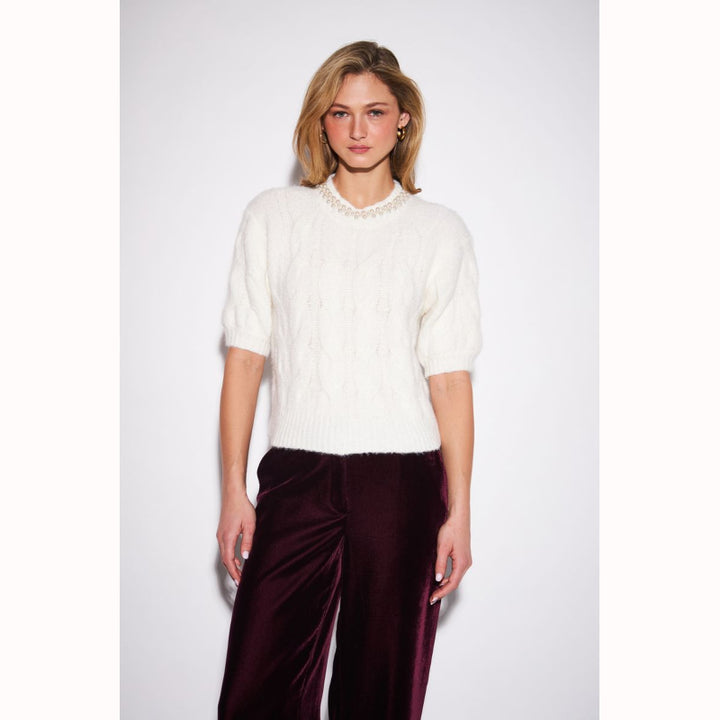 John + Jenn Noelle Short Sleeve Sweater