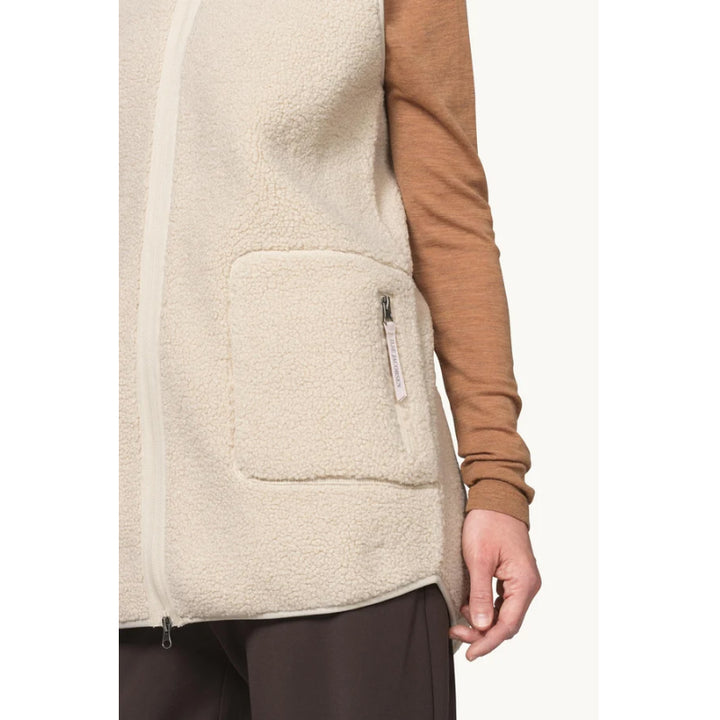 Ilse Jacobsen Long Pile Vest With Zipper