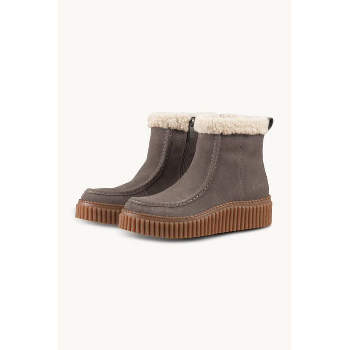 Ilse Jacobsen Suede Boots With Shearling