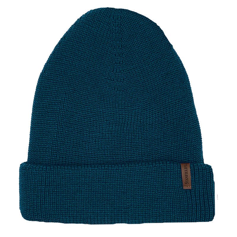 Tuque côtelée en laine mérinos Stanfields