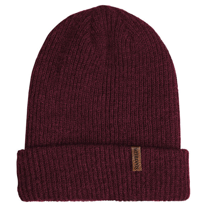 Tuque côtelée en laine mérinos Stanfields