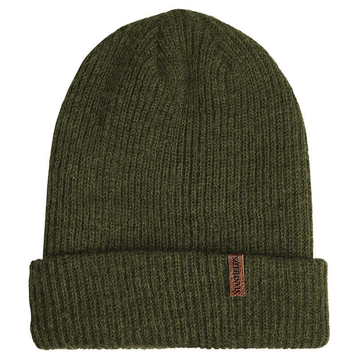 Tuque côtelée en laine mérinos Stanfields