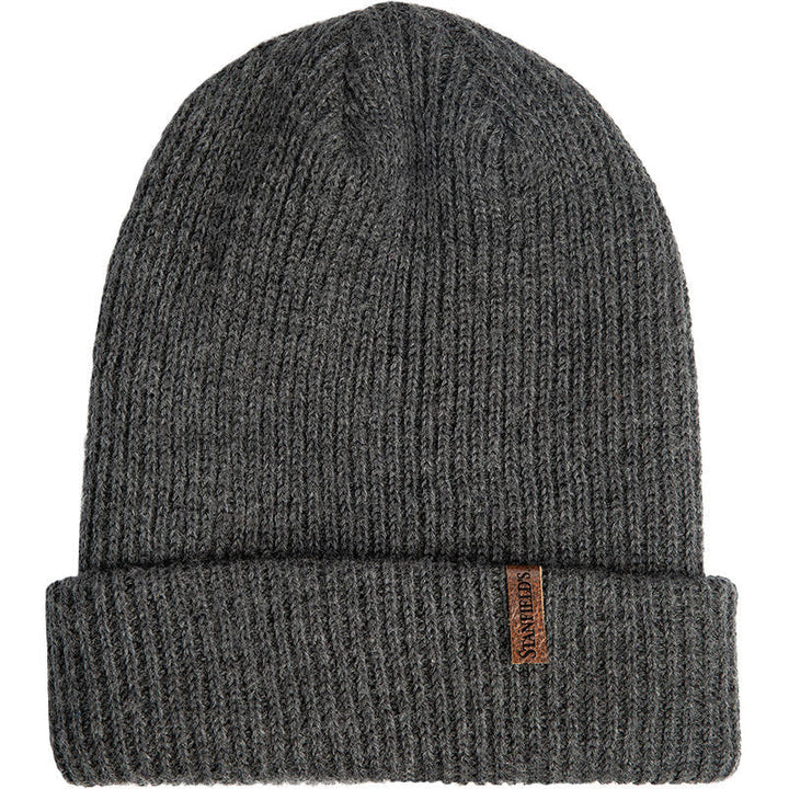 Tuque côtelée en laine mérinos Stanfields