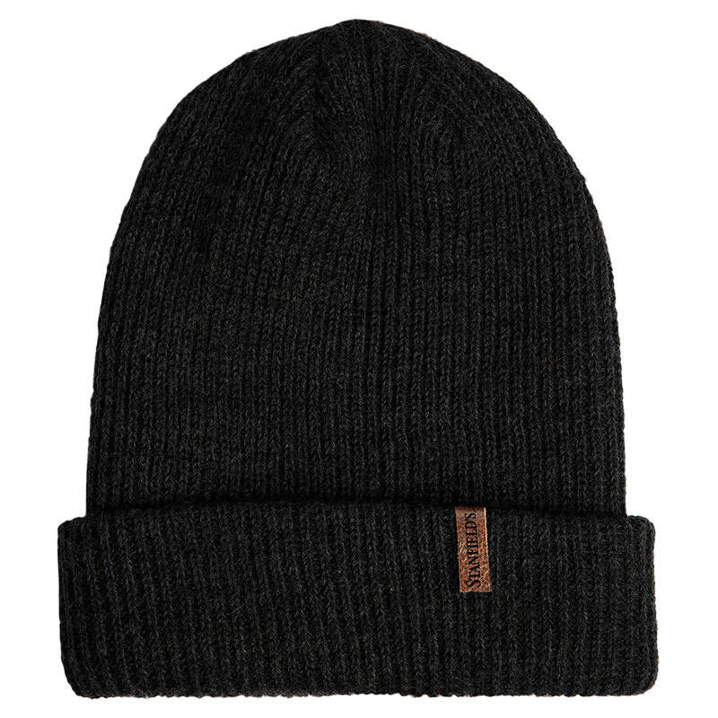 Tuque côtelée en laine mérinos Stanfields