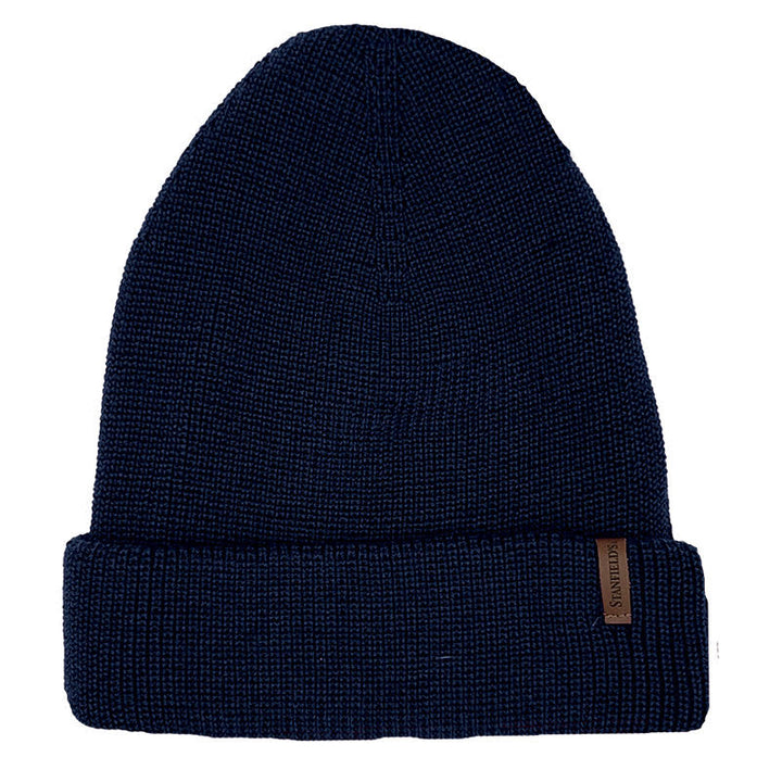Tuque côtelée en laine mérinos Stanfields