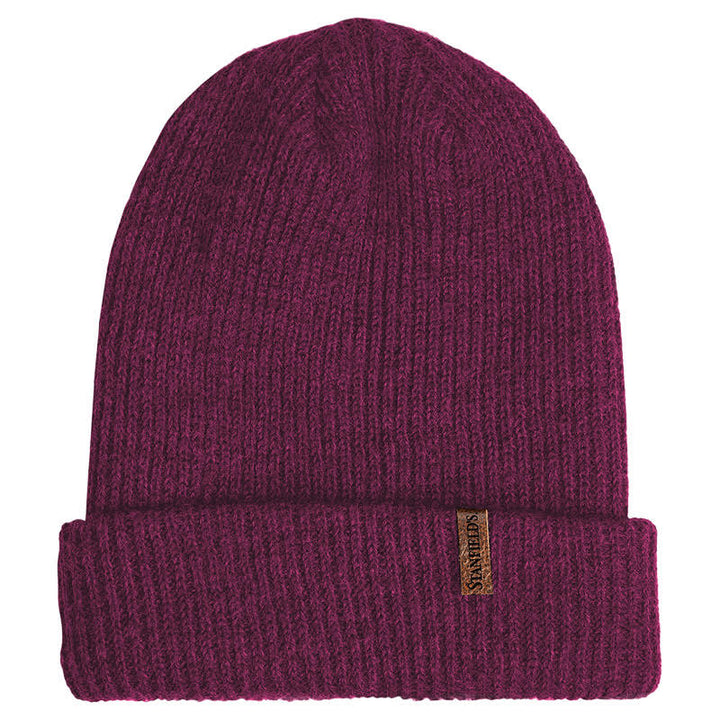 Tuque côtelée en laine mérinos Stanfields