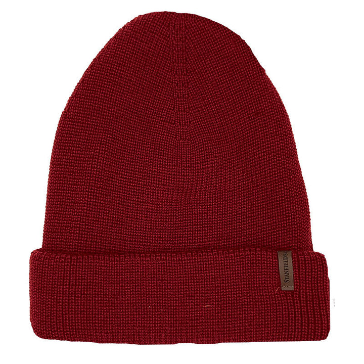 Tuque côtelée en laine mérinos Stanfields
