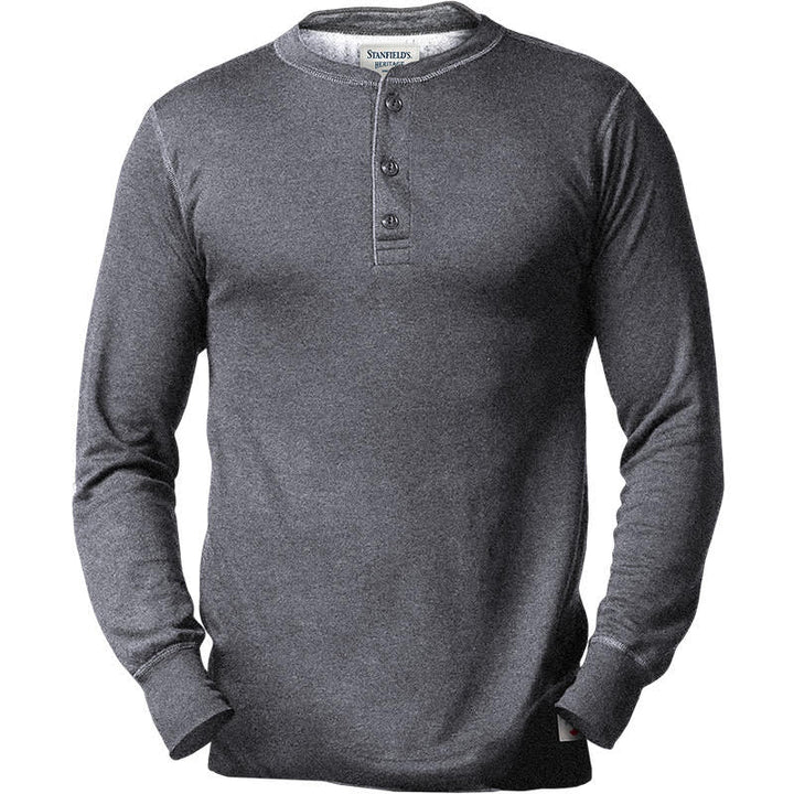 Stanfields Heritage 2-Layer Merino Wool Henley