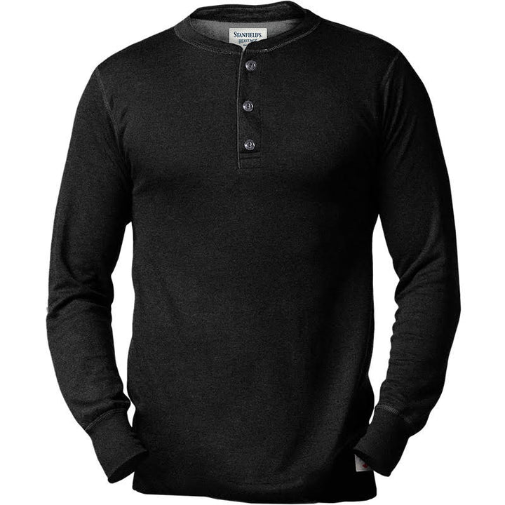 Stanfields Heritage 2-Layer Merino Wool Henley