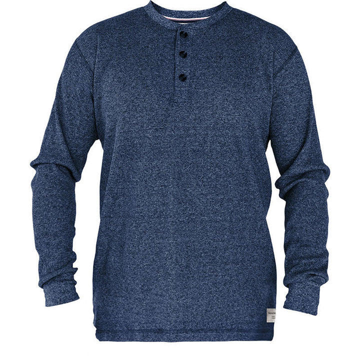 Stanfields Waffle Henley Long Sleeve