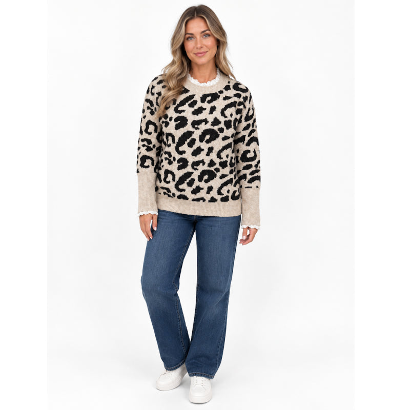 TIO Essentials Leopard Sweater