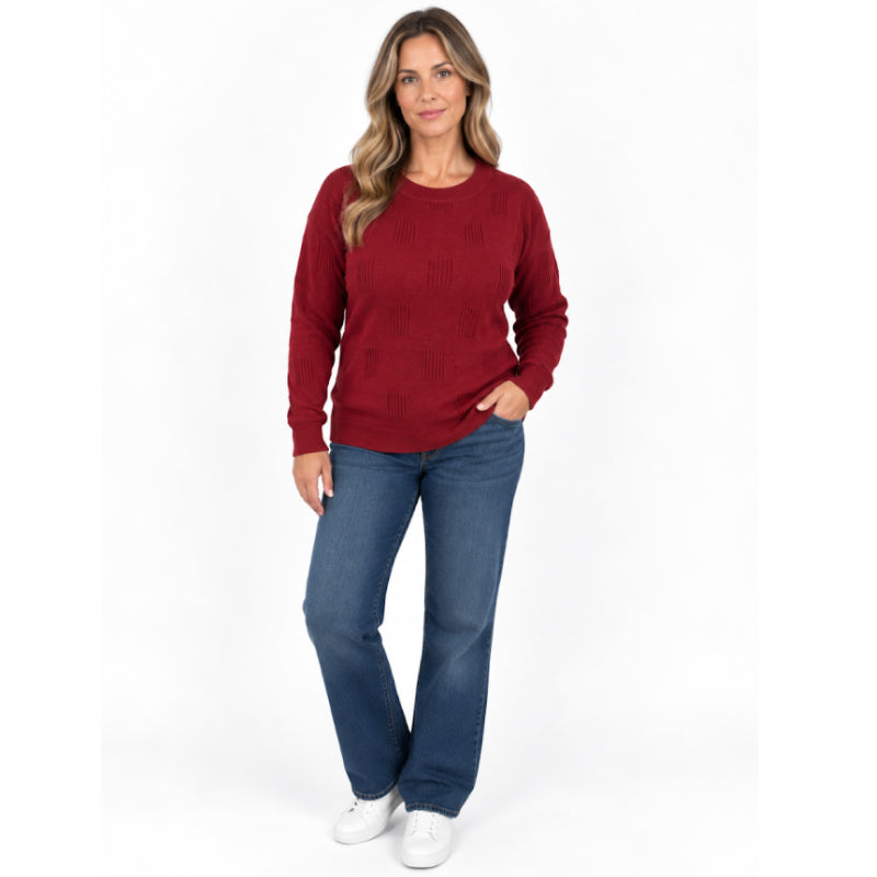 TIO Essentials Knit Long Sleeve Sweater