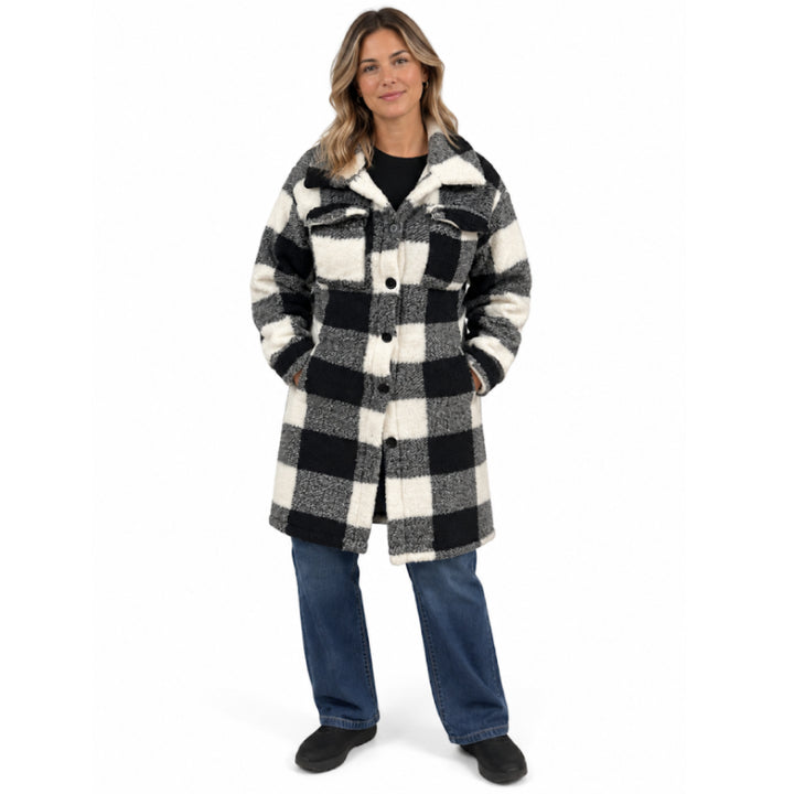 TIO Essentials Fuzzy Long Shacket