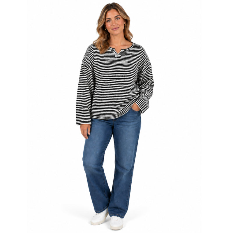 TIO Essentials Long Sleeve Waffle Top