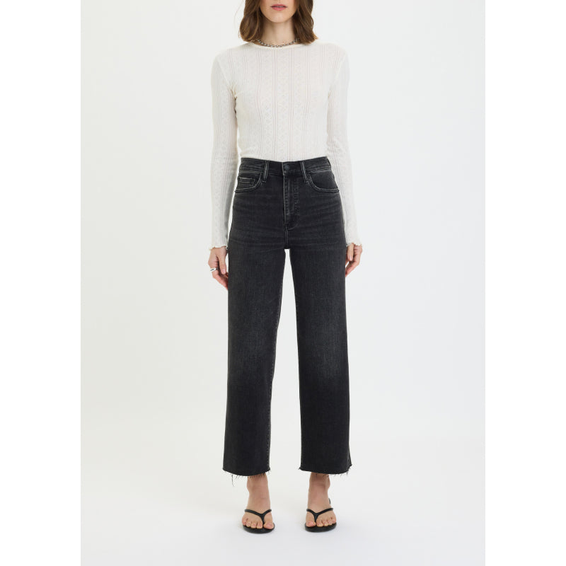 Daze Denim Pleaser High Rise Wide Ankle - Twilight