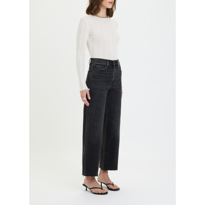 Daze Denim Pleaser High Rise Wide Ankle - Twilight