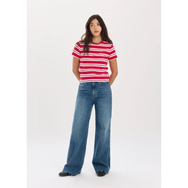 Daze Denim Far Out High Rise Wide Leg - Stunner
