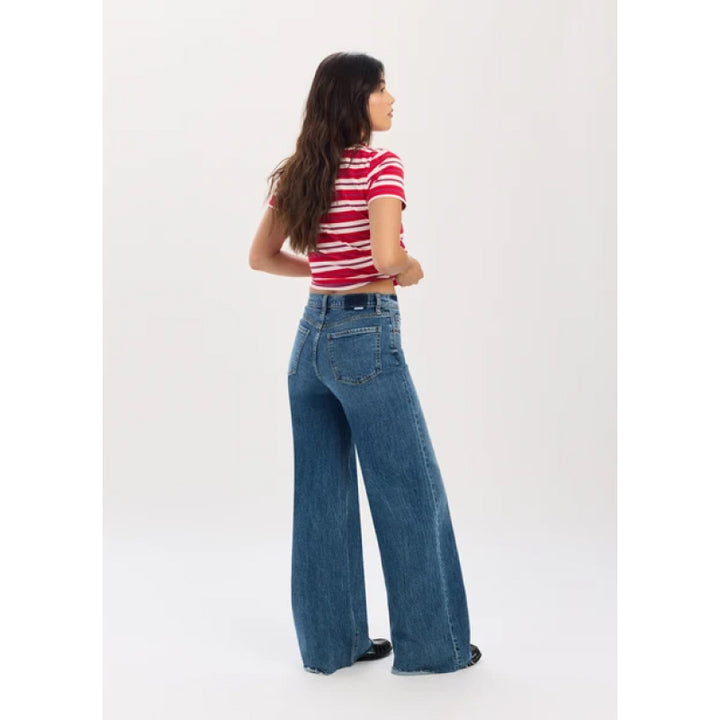 Daze Denim Far Out High Rise Wide Leg - Stunner