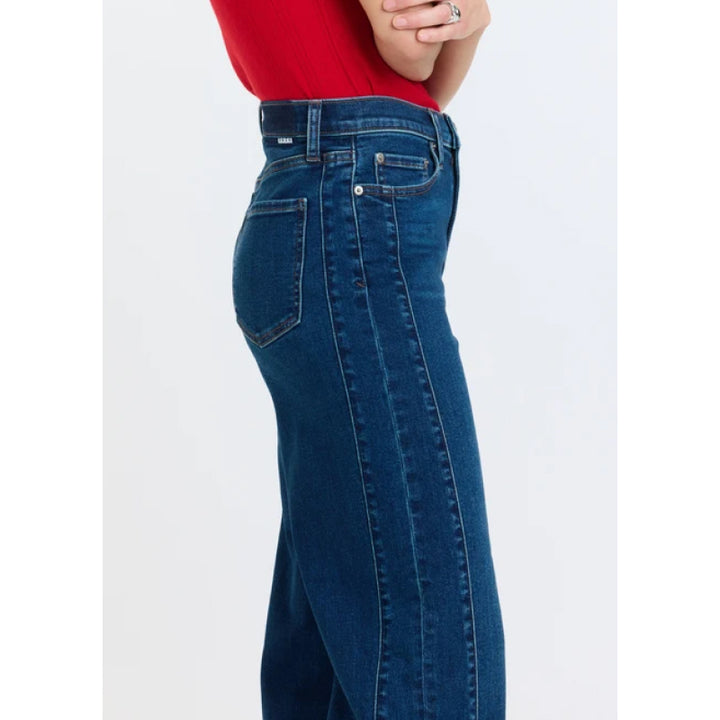 Daze Denim Pleaser High Rise Wide Ankle - Slow Motion