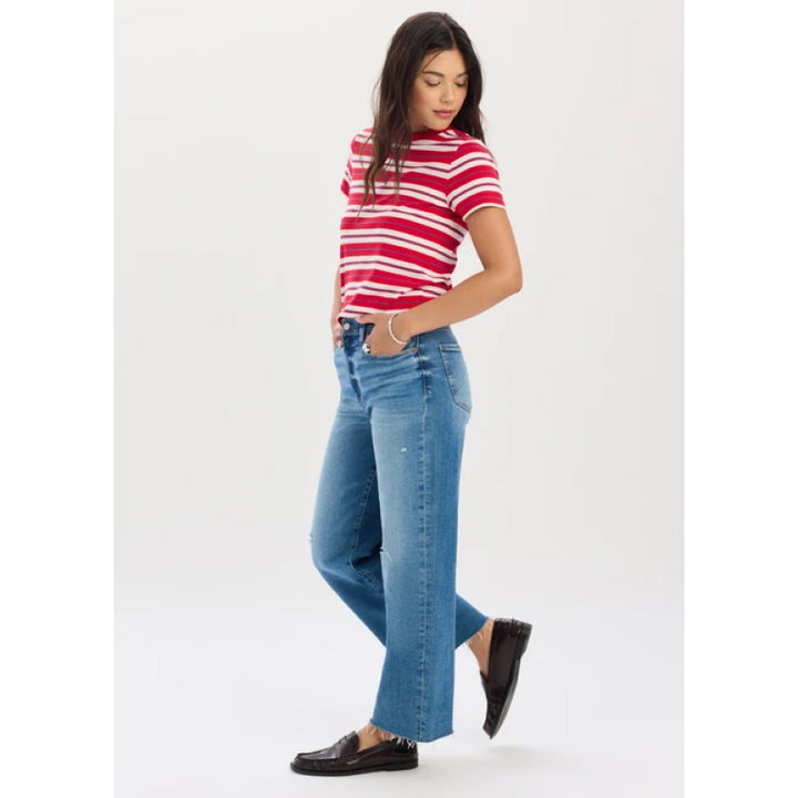 Daze Denim Pleaser High Rise Wide Ankle - Wide Awake Vintage