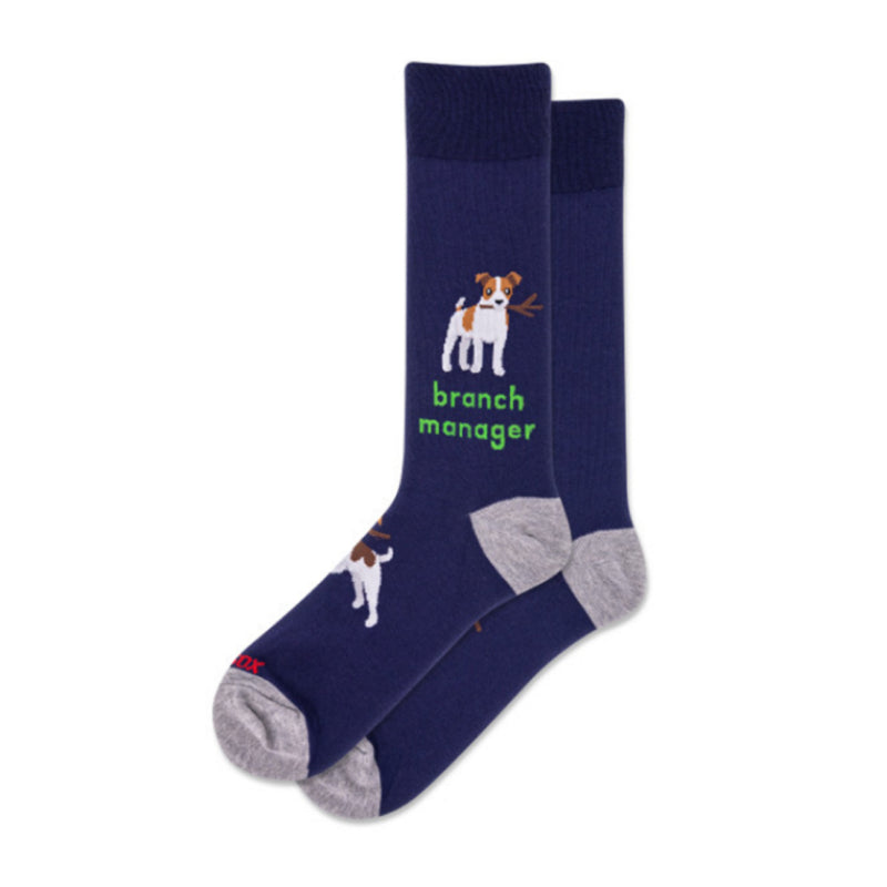 Hotsox Men's Branch Manager Crew Socks