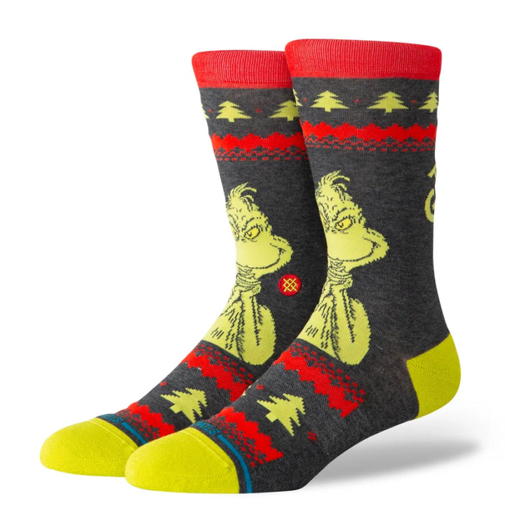 Stance The Grinch x Stance Grinch Sweater Crew Socks