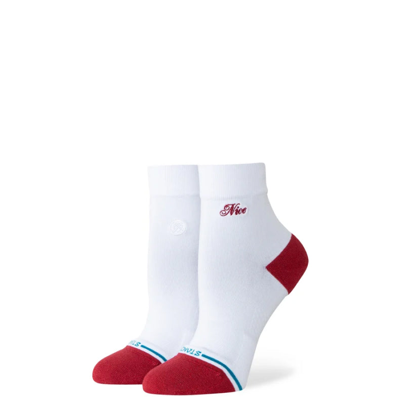 Stance Womens Naughty Or Nice Quarter Socks