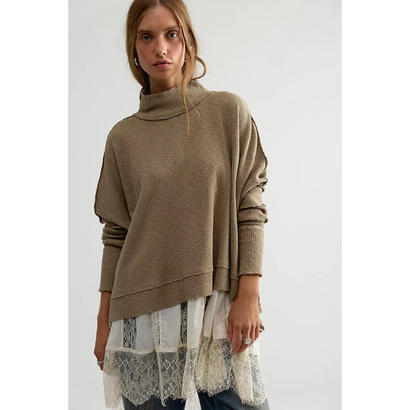Free People We The Free Moon Daisy Turtleneck Twofer
