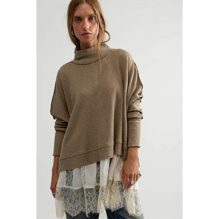 Free People We The Free Moon Daisy Turtleneck Twofer